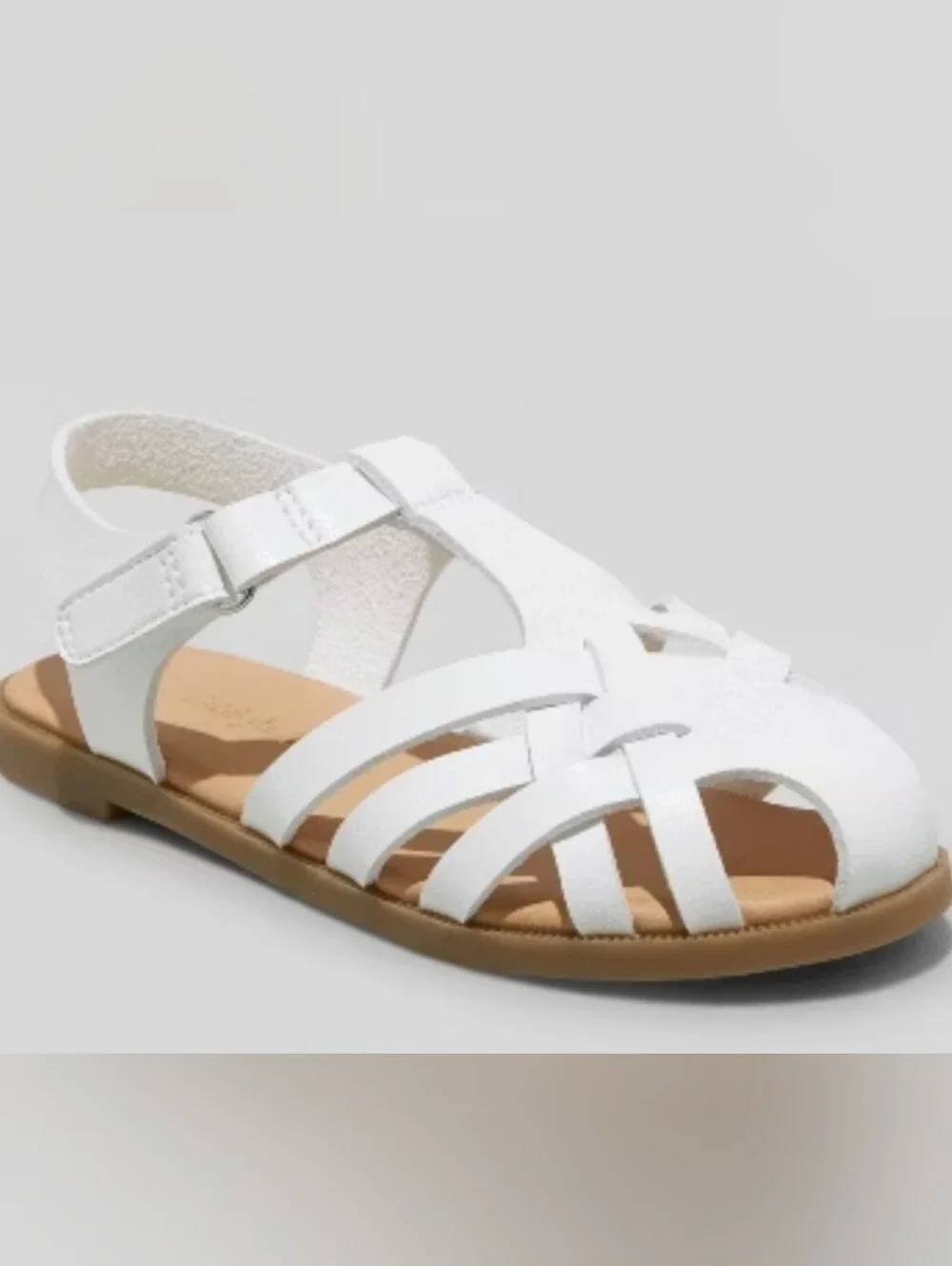 Cat & Jack Kids White Strappy Fisherman Sandals